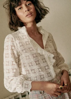 Sezane Chemise Chlo- Chemises & Blouses