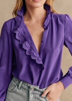 Sezane Chemise Chlo- Chemises & Blouses