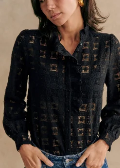 Sezane Chemise Chlo- Chemises & Blouses