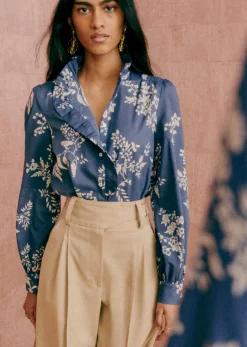 Sezane Chemise Chlo- Chemises & Blouses