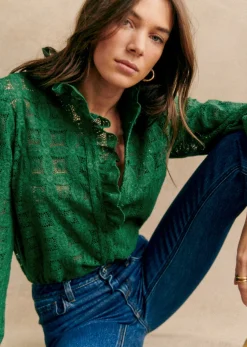 Sezane Chemise Chlo- Chemises & Blouses