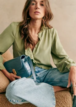 Sezane Chemise Chlo- Chemises & Blouses