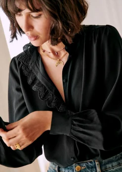 Sezane Chemise Chlo- Chemises & Blouses