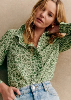 Sezane Chemise Chlo- Chemises & Blouses