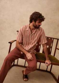 Sezane Chemise Holt- Chemises manches courtes|Chemises coton lin