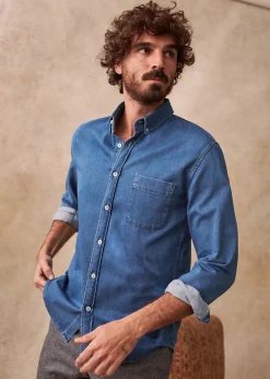 Sezane Chemise Miles- Chemises denim|Denim