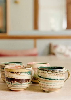 Sezane Coffret De 4 Tasses - Florence Girod- Les Invités|La Vaisselle
