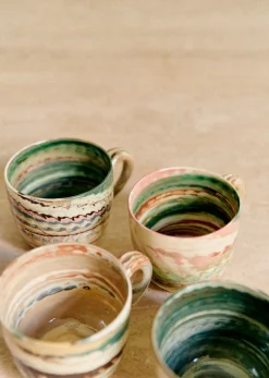 Sezane Coffret De 4 Tasses - Florence Girod- Les Invités|La Vaisselle