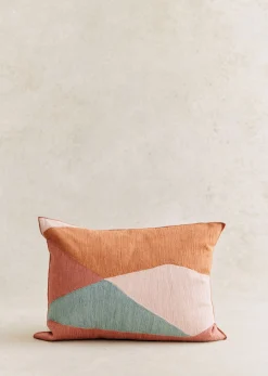 Sezane Coussin Brodé -  Grand Modèle- Les Tissus