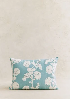 Sezane Coussin Brodé -  Grand Modèle- Les Tissus