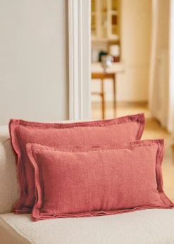 Sezane Coussin Toile De Lin -  Grand Modèle- Les Tissus