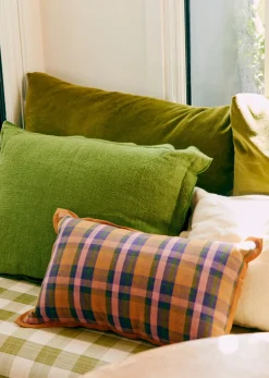 Sezane Coussin Toile De Lin -  Grand Modèle- Les Tissus