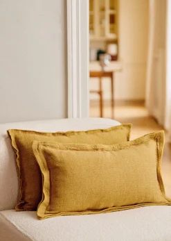 Sezane Coussin Toile De Lin -  Petit Modèle- Les Tissus