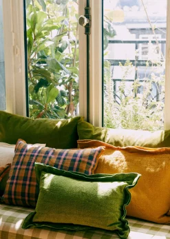Sezane Coussin Toile De Lin -  Petit Modèle- Les Tissus