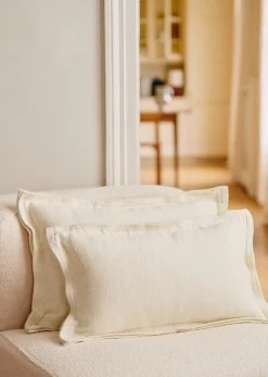 Sezane Coussin Toile De Lin -  Petit Modèle- Les Tissus