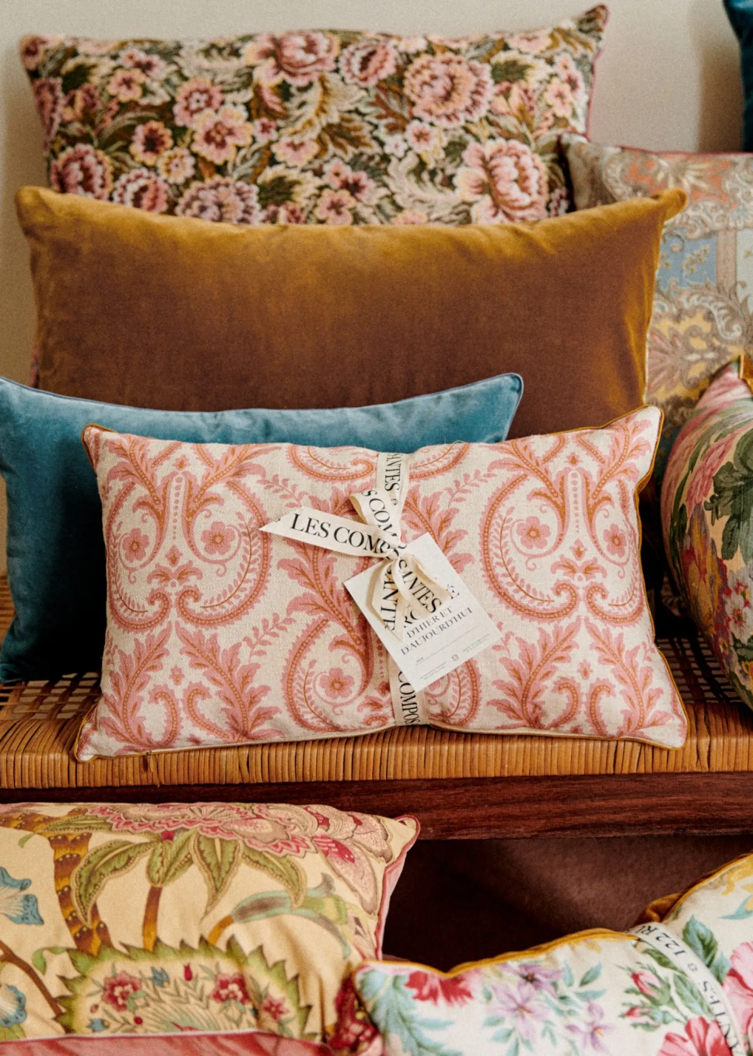 Sezane Coussin Vintage - Petit Modèle- La Sélection Vintage|Les Tissus