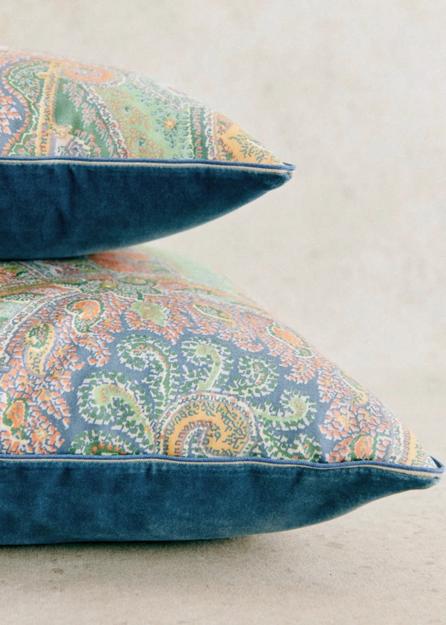 Sezane Coussin Vintage - Très Grand Modèle- La Sélection Vintage|Les Tissus