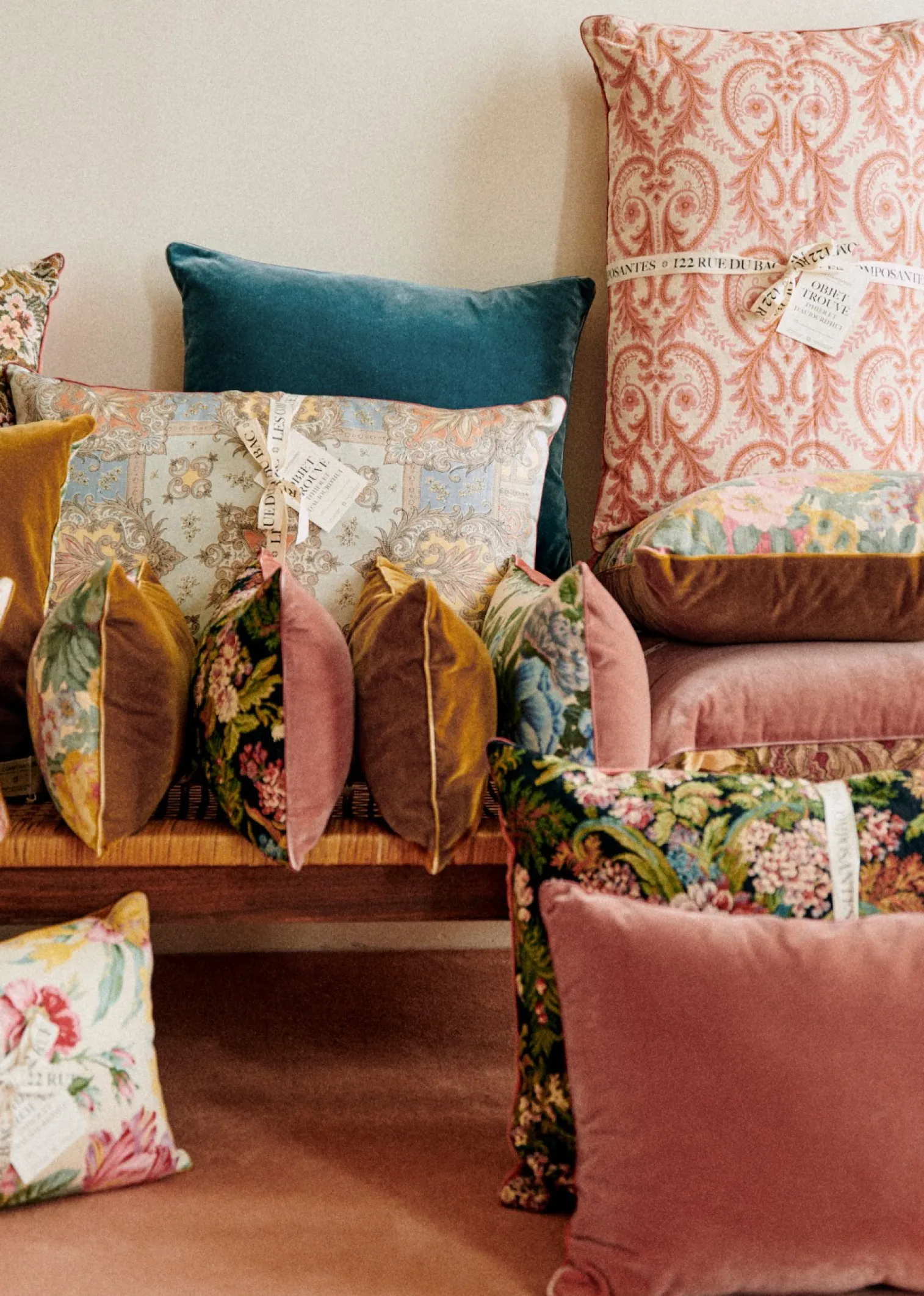 Sezane Coussin Vintage - Très Grand Modèle- La Sélection Vintage|Les Tissus