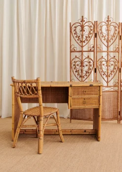 Sezane Ensemble Bureau Et Chaise Dans Le Style Dal Vera Années 1960 - N°2- La Sélection Vintage
