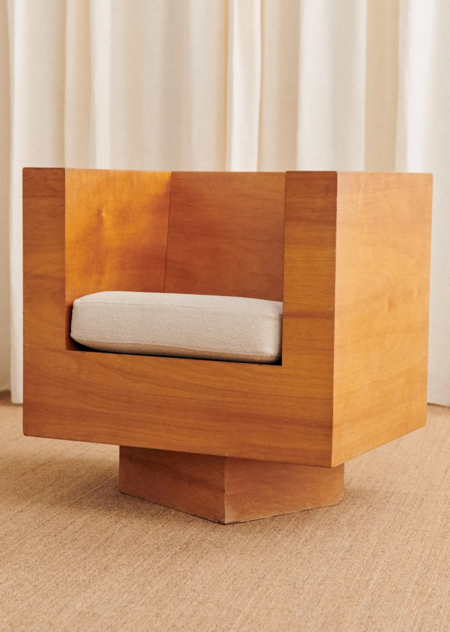 Sezane Fauteuil Cubique Vintage- La Sélection Vintage