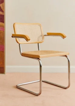 Sezane Fauteuil Vintage Cesca Par Marcel Breuer- La Sélection Vintage