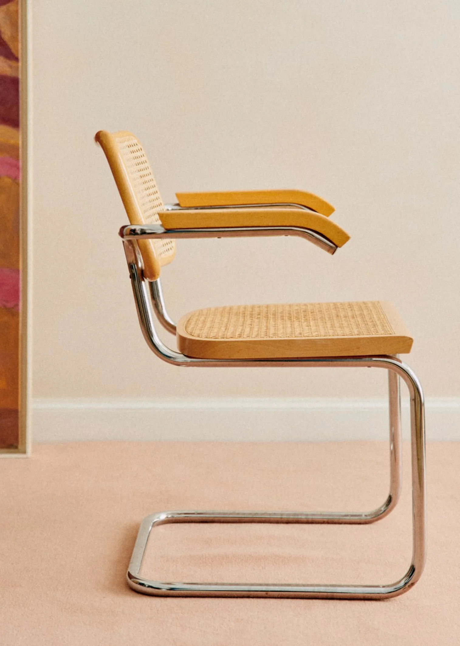 Sezane Fauteuil Vintage Cesca Par Marcel Breuer- La Sélection Vintage