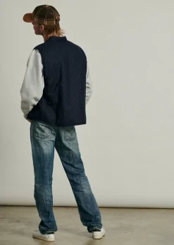 Sezane Gilet Ibrox- Denim|Jeans