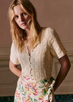 Sezane Gilet Milane- Maille