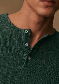 Sezane Henley Spike- Col tunisien|T-shirt manches longues