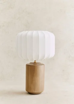 Sezane Lampe Mezzo - Bois- Les Lumières
