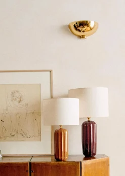 Sezane Lampe Traviata - Caramel- Les Lumières