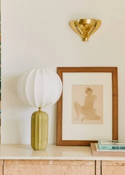 Sezane Lampe Traviata - Vert Olive- Les Lumières