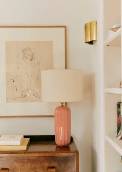 Sezane Lampe Traviata Grand Modèle - Rose Amalfi- Les Lumières
