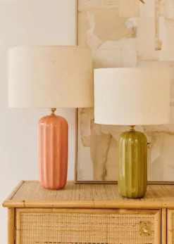Sezane Lampe Traviata Grand Modèle - Rose Amalfi- Les Lumières