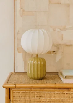 Sezane Lampe Traviata Petit Modèle - Vert Olive- Les Lumières
