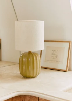 Sezane Lampe Traviata Petit Modèle - Vert Olive- Les Lumières