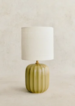 Sezane Lampe Traviata Petit Modèle - Vert Olive- Les Lumières