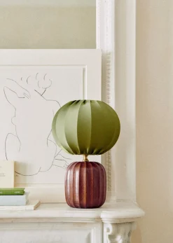 Sezane Lampe Traviata Petit Modèle - Acajou- Les Lumières