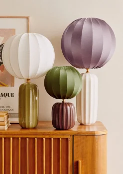 Sezane Lampe Traviata Petit Modèle - Acajou- Les Lumières