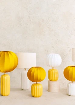 Sezane Lampe Traviata Petit Modèle - Jaune Citron- Les Lumières