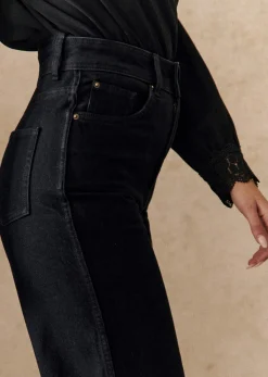 Sezane Le Crop- Denim|Denim