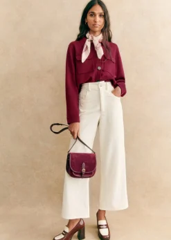 Sezane Le Crop- Denim|Denim