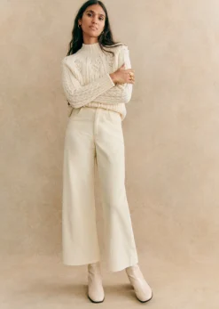 Sezane Le Crop- Denim|Denim
