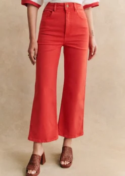 Sezane Le Crop- Denim|Denim