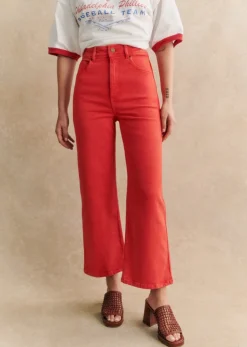 Sezane Le Crop- Denim|Denim