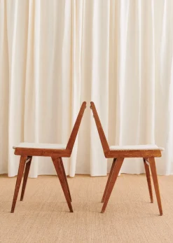 Sezane Lot De 6 Chaises Années 1960- La Sélection Vintage