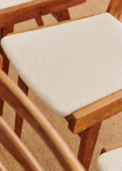 Sezane Lot De 6 Chaises Années 1960- La Sélection Vintage