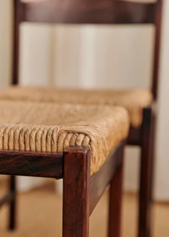 Sezane Lot De 4 Chaises Italiennes Années 1970- La Sélection Vintage