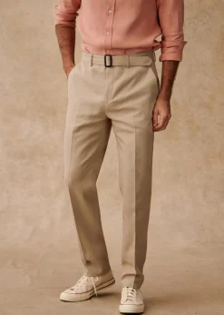 Sezane Pantalon Aurèle- Pantalons Casual|Pantalons coton lin
