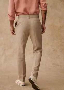 Sezane Pantalon Aurèle- Pantalons Casual|Pantalons coton lin